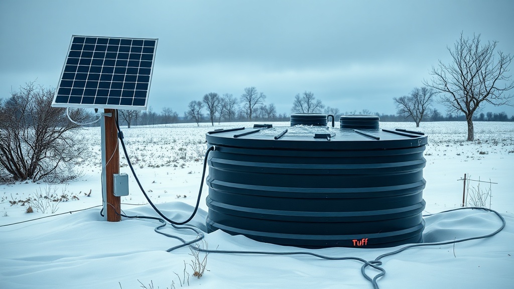 Tuff Stuff 200-Gallon Stock Tank Solar Heater Installation: Eco-Friendly Winterizing